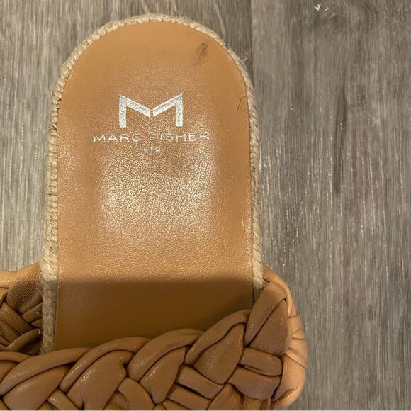 Mark Fisher Jaimee Flat Espadrille Slip on Sandals Size 6.5 - Picture 2 of 4